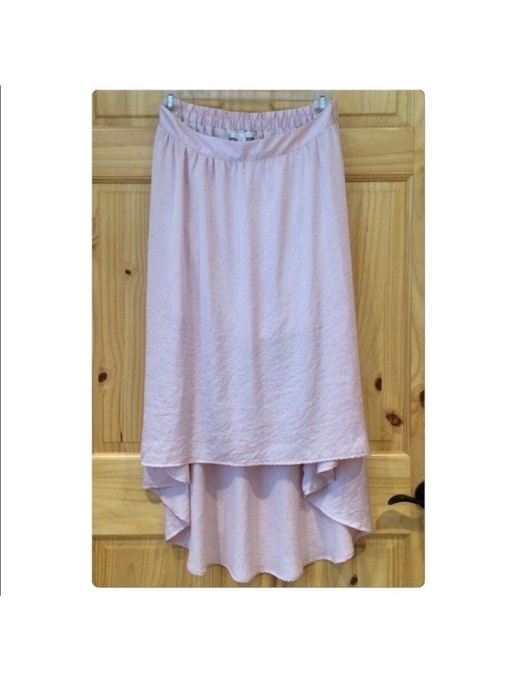 LC Lauren Conrad lined high low maxi skirt size XL - Picture 7 of 7